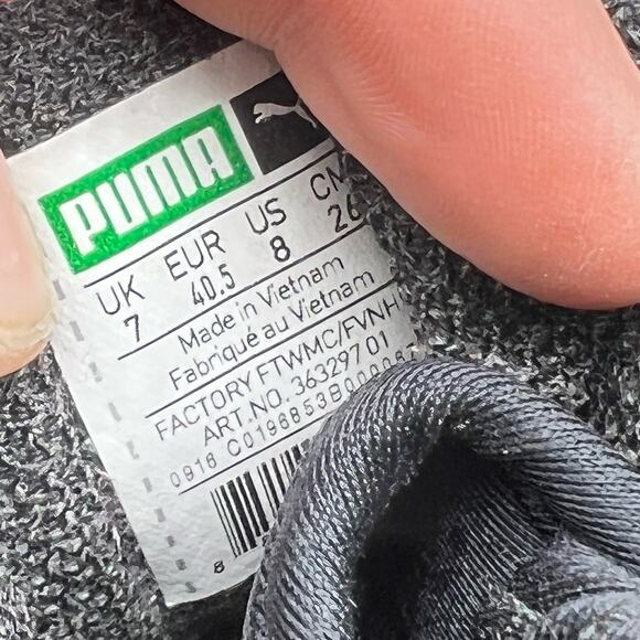 Puma Shoes Mens 8 Blaze of Glory Sock Core Running Sneakers Gray - Picture 6 of 8